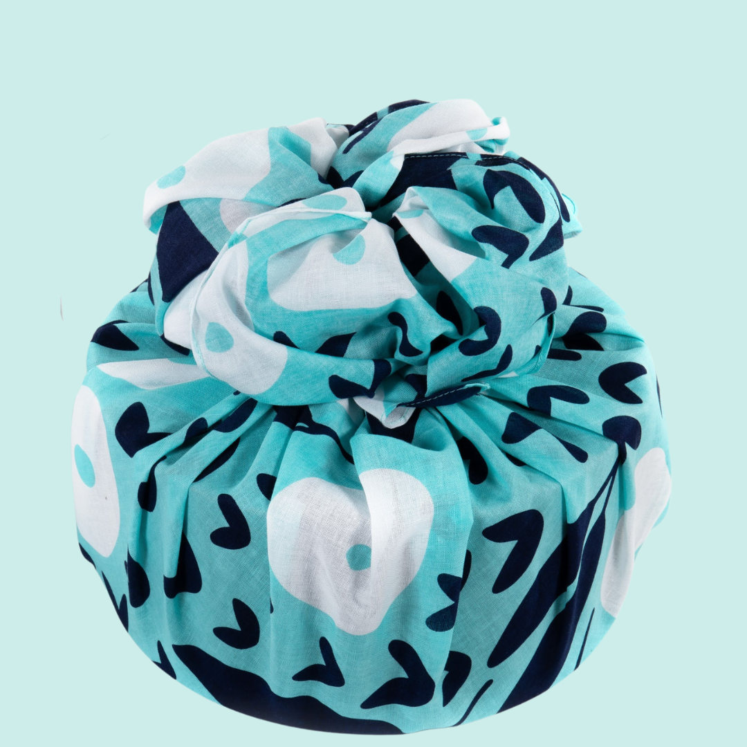 Furoshiki Menthe & Marine