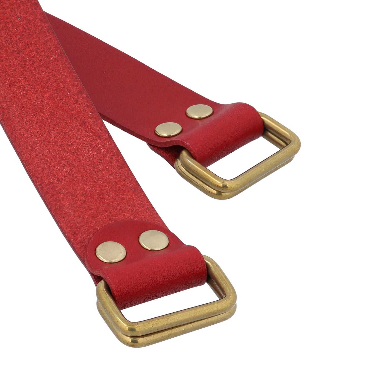 New Colour! Hand Crafted Leather Strap - Tochigi Leather Red