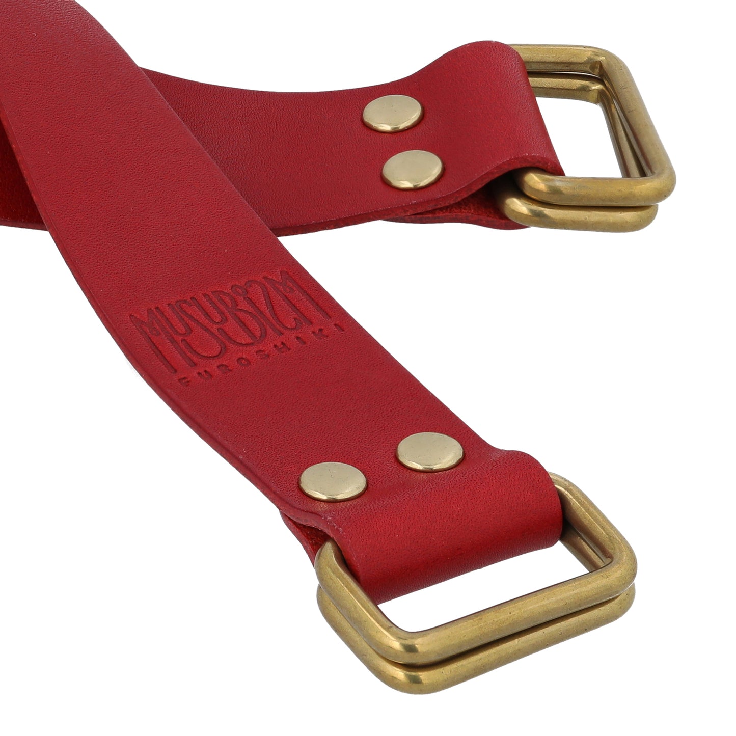 New Colour! Hand Crafted Leather Strap - Tochigi Leather Red