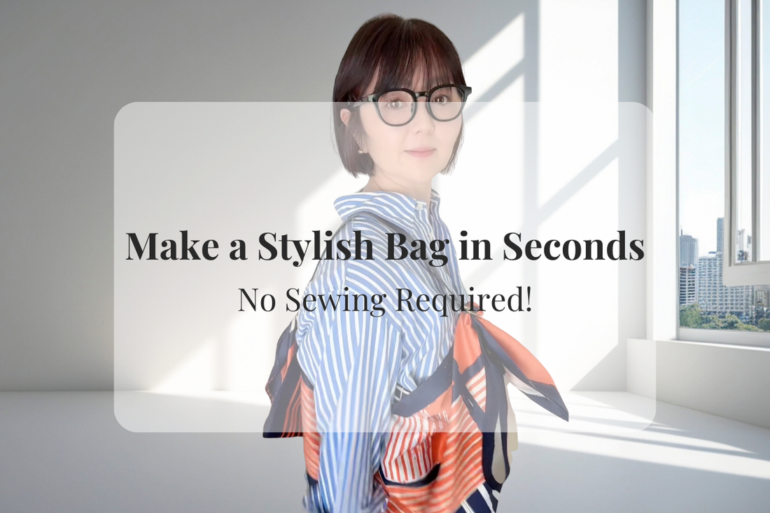 Make a Stylish Bag in Seconds — No Sewing Required!