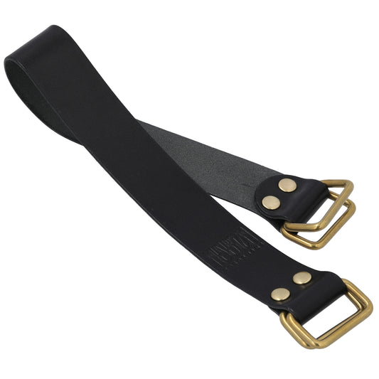 Bracelet en cuir fabriqué à la main - Cuir Tochigi Noir