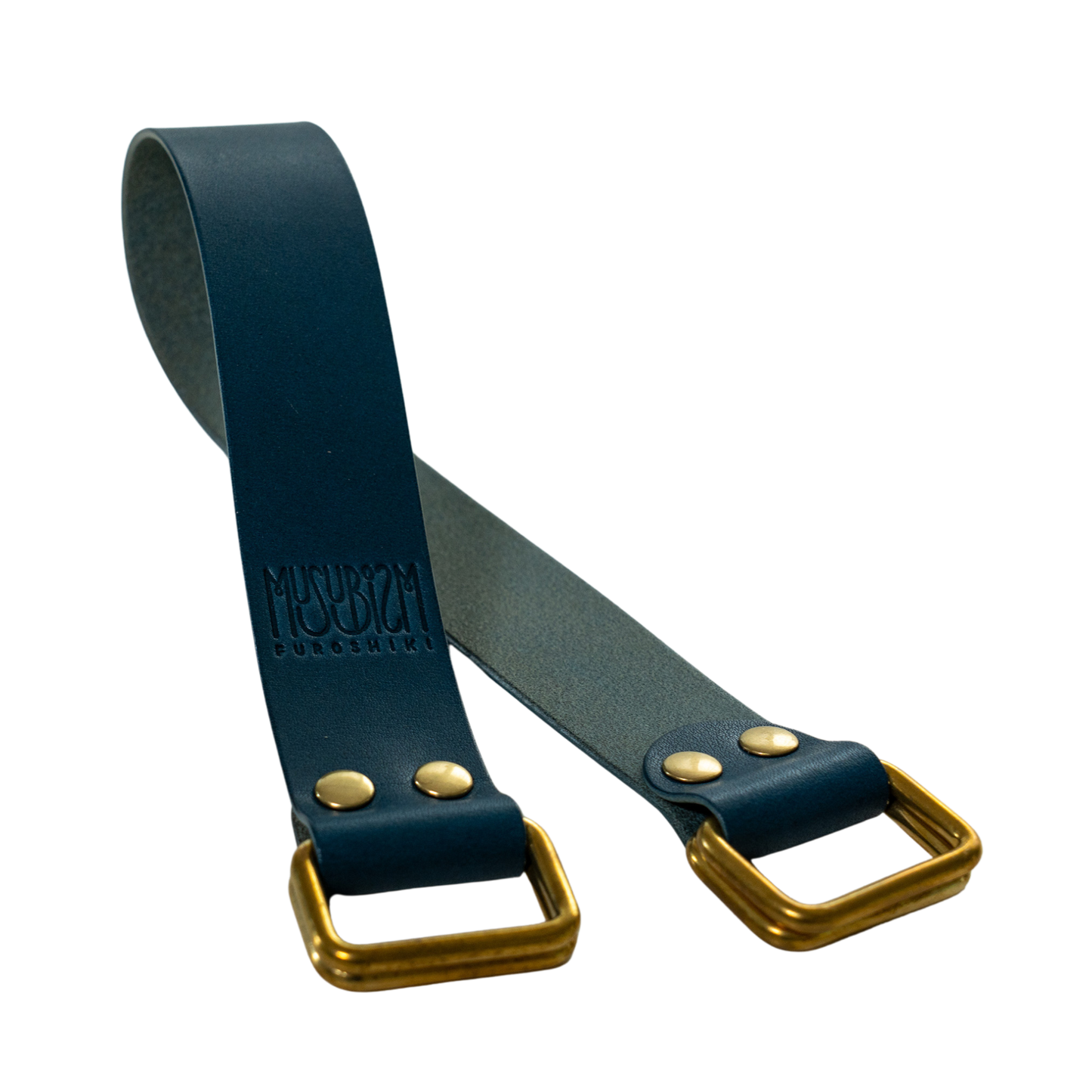 Hand Crafted Leather Strap - Tochigi Leather Navy